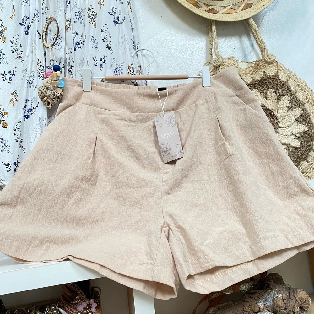 Trendy summer boho shorts w pockets & shabby chic vibe - Picture 6 of 12